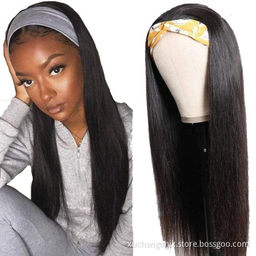 Uniky Wholesale Remy Human Hair Headband Wig,Headband Wig Human Hair For Black Women,Curly Headband Human Hair Wig